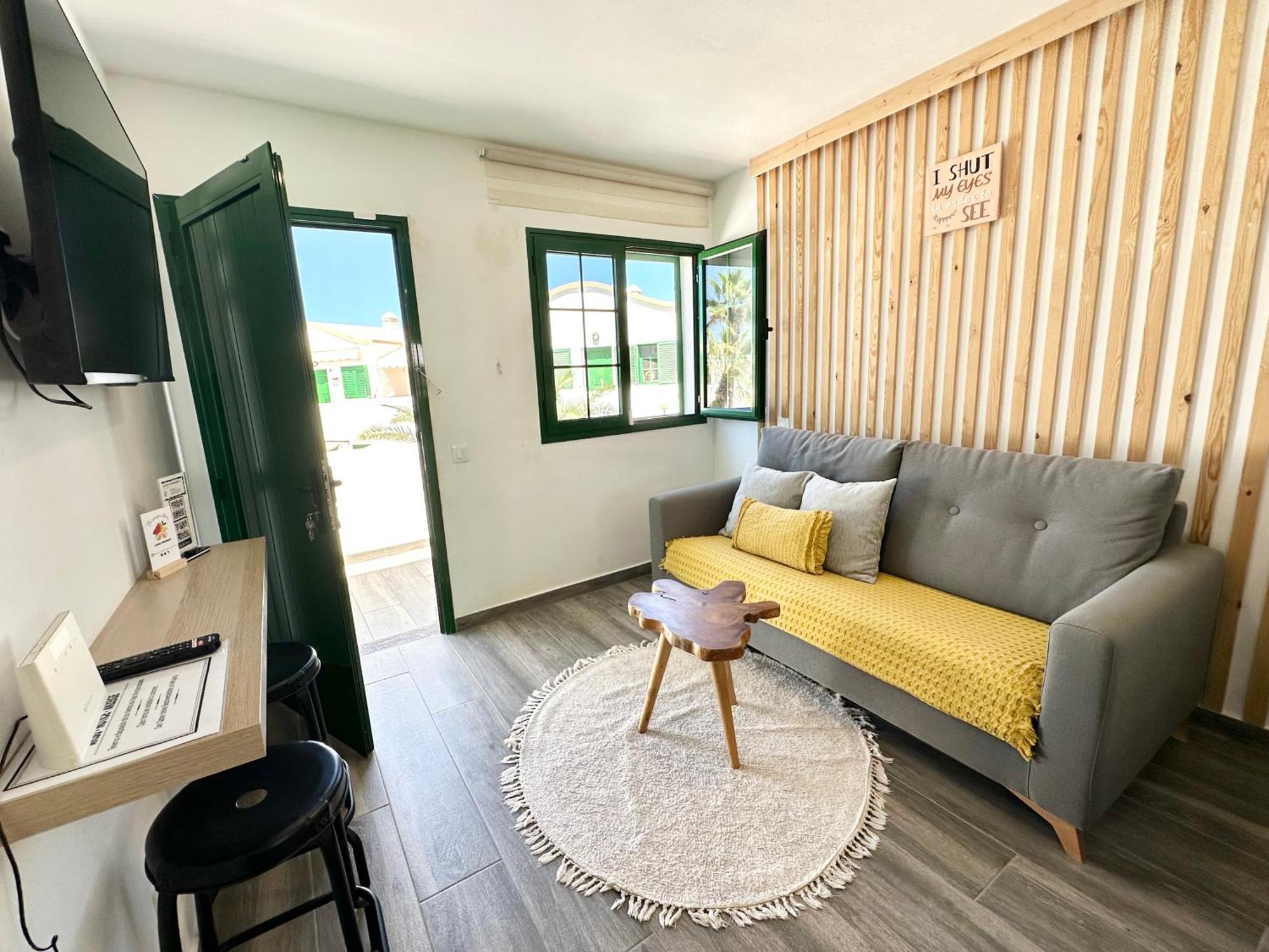 Kiwi Smoothie - En La Playa, Doble Terraza, Cocina Completa, Dos Camas Y Wifi Leilighet Cotillo Eksteriør bilde